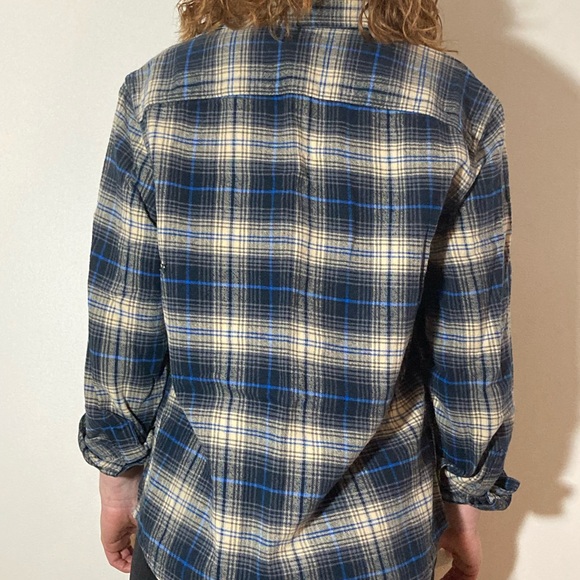 Original Penguin yellow, blue and grey flannel - Picture 5 of 7